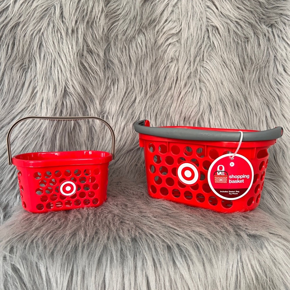 Viral Target Red Basket Duo - Mini and Kids Sizes - NWT.